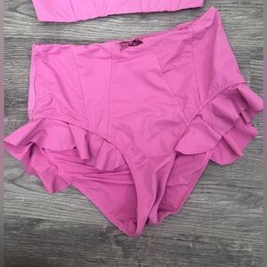 STAUD High Rise Bikini Bottom